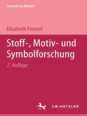 cover image of Stoff-, Motiv- und Symbolforschung